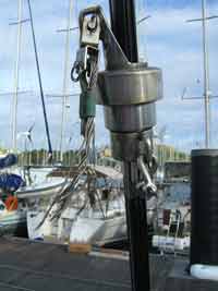 Das Vorfall riß bereits kurz hinter den Cap Verden