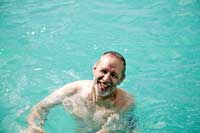 Hier der Beweis, Herbert war im Wasser