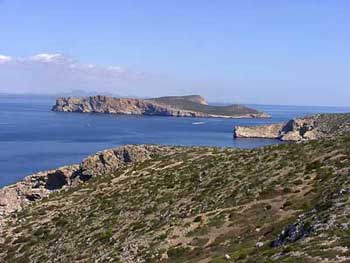 Im Hintergrund kann man Mallorca erahnen