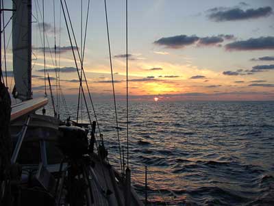 Sonnenuntergang vor der spanischen Sdkste