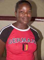 Diese "Miss Germany traf ich auf dem Markt in Port of Spain