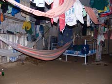 Vermutlich die einzigste Hütte mit Bett