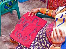 Molannäherin mit Mola  im Anfangsstadium