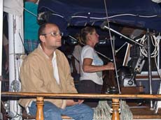 Marja steuert das "Päckchen"