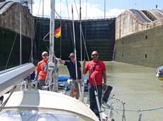 Letzte Schleusenkammer der Miraflores-Schleuse